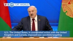 VOA60 World - US imposes new sanctions on Belarus