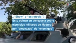 ¿“Show” o “estrategia”?: Esto opinan en Venezuela sobre los ejercicios militares de Maduro