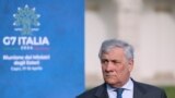 FILE —Italian Foreign Minister Antonio Tajani looks on, on the day of a G7 foreign ministers meeting, at the Certosa di San Giacomo on Capri island, Italy, April 17, 2024. 