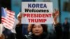 Trump Dapat Sambutan Meriah dan Protes di Seoul