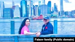 Фото: Дінара та Рустем Фаїзови в Нью-Йорку