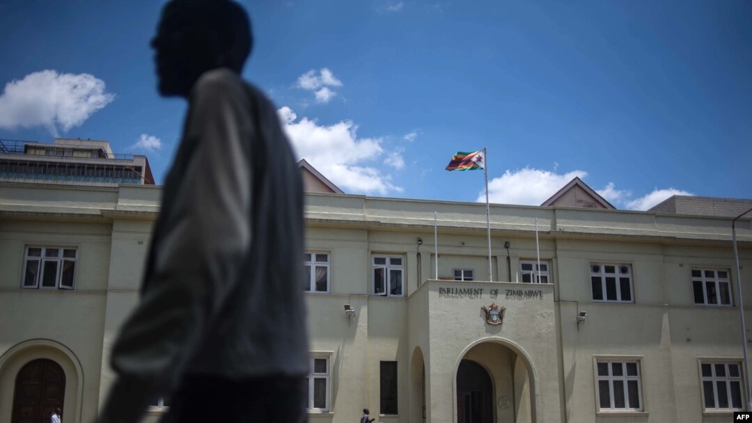 Iyi ni inyubako y'inteko ishinga amategeko ya Zimbabwe mu murwa mukuru Harare. 