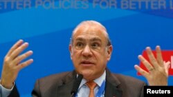 Sekjen OECD Angel Gurria memperingatkan konsekuensi pajak terhadap Inggris (foto: dok).