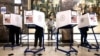 Voters cast their ballots at the Bronx County Supreme Court in New York on Election Day, Nov. 5, 2024.