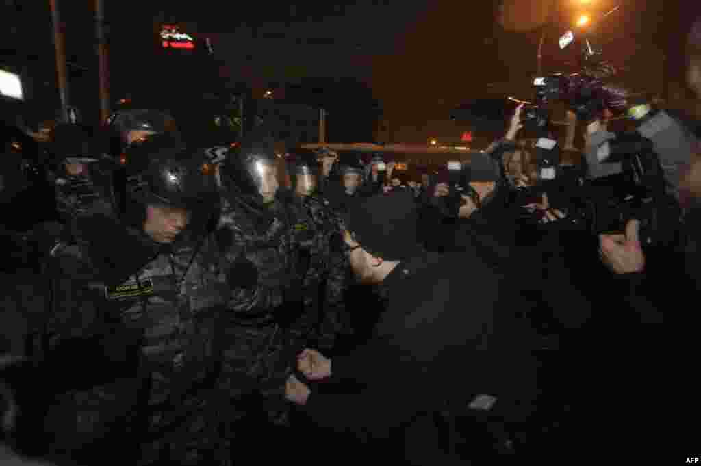 Акция протеста на Чистых прудах