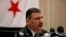 Riad Hijab, Syria’s defected former prime minister, speaks at a press conference at the Hyatt Hotel in Amman, Jordan, August 14, 2012. 