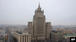 Здание министерства иностранных дел России в Москве (архивное фото)