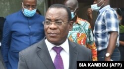 L'ancien Premier ministre ivoirien Pascal Affi N'Guessan, candidat à la présidentielle du 31 octobre 2020 à Abidjan, le 15 octobre 2020.