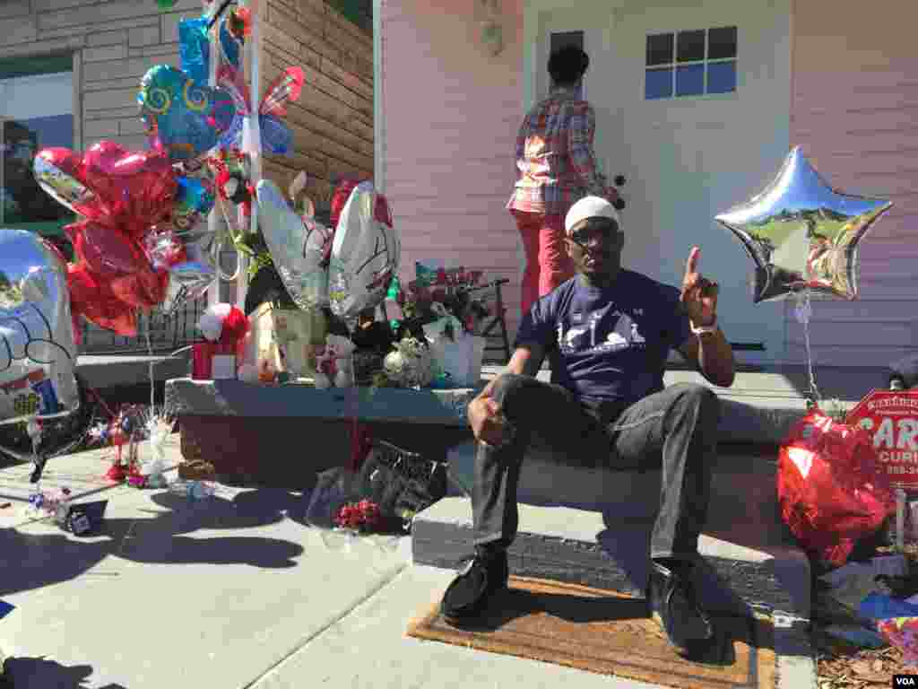 Muslim-American Abdul Ali, from Norfolk, VA. (R. Taylor/VOA)