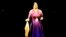 Un hologramme de la légendaire chanteuse égyptienne Oum Kalthoum est projeté sur la scène de l'Opéra du Caire au Caire, le 6 mars 2020, environ 45 ans après la mort de la chanteuse.