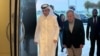 卡塔尔首相阿卜杜拉赫曼·阿勒萨尼在多哈会晤联合国秘书长古特雷斯。（2023年10月28日）