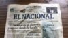 Última edición del diario venezolano El Nacional de diciembre de 2018, en Caracas. Imagen del 15 de mayo de 2021. [Foto: VOA/Álvaro Algarra]