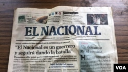 Última edición del diario venezolano El Nacional de diciembre de 2018, en Caracas. Mayo 15, 2021.