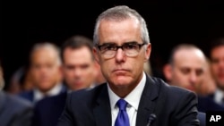 El ex subdirector del FBI Andrew McCabe fue despedido por el secretario de Justicia, Jeff Sessions, el viernes, 16 de febrero de 2018.