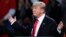 U.S. President Donald Trump speaks at a rally in Pensacola, Fla., Dec. 8, 2017.