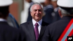 El presidente de Brasil, Michel Temer, rechazó la acusación en su contra por corrupción.