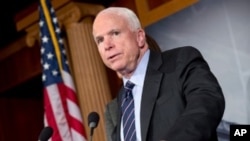 ရီပတ်ဘလစ်ကန်ပါတီက အထက်လွှတ်တော်အမတ် John McCain