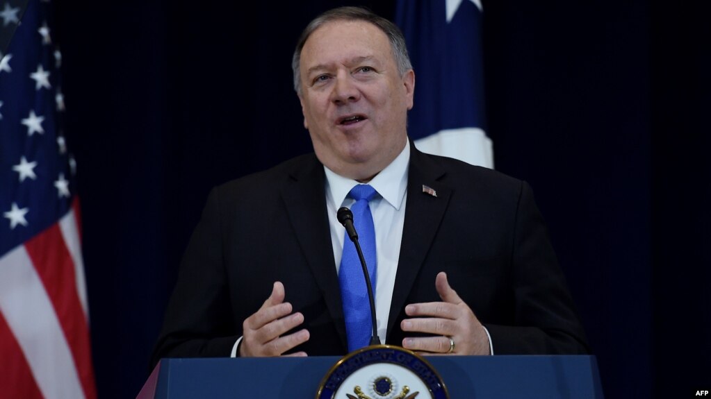 Ngoại trưởng Mỹ Mike Pompeo.