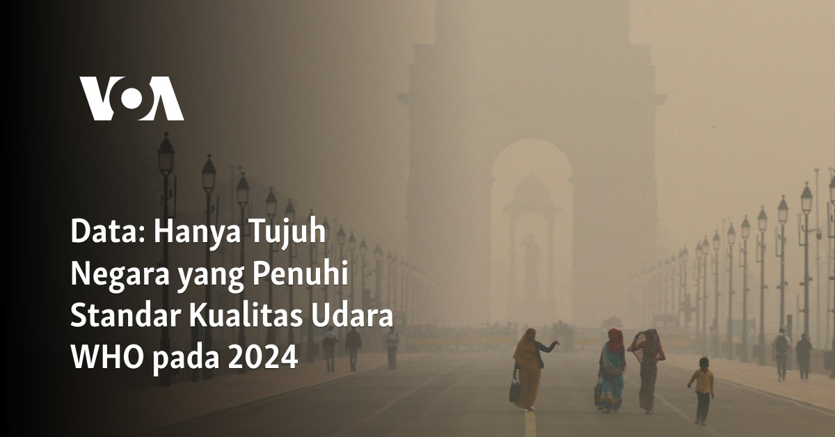 Data: Hanya Tujuh Negara yang Penuhi Standar Kualitas Udara WHO pada 2024
