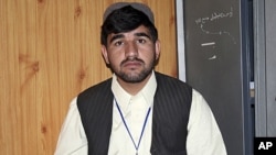 Omid Khaplwak, a reporter for Britain's BBC and Afghanistan's Pajhwok news agency, is seen in this undated handout photo. Khaplwak was killed when suicide bombers armed with guns attacked government buildings in Afghanistan's southern Uruzgan province on 