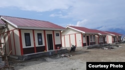 Rumah permanen yang dibangun AHA Centre untuk penyintas bencana alam di Sulawesi Tengah diharapkan sudah dapat ditempati sebelum bulan suci Ramadan. (Foto: AHA Centre)