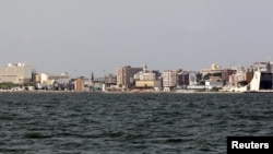 Une vue générale de la capitale du Gabon, Libreville, le 29 janvier 2012.