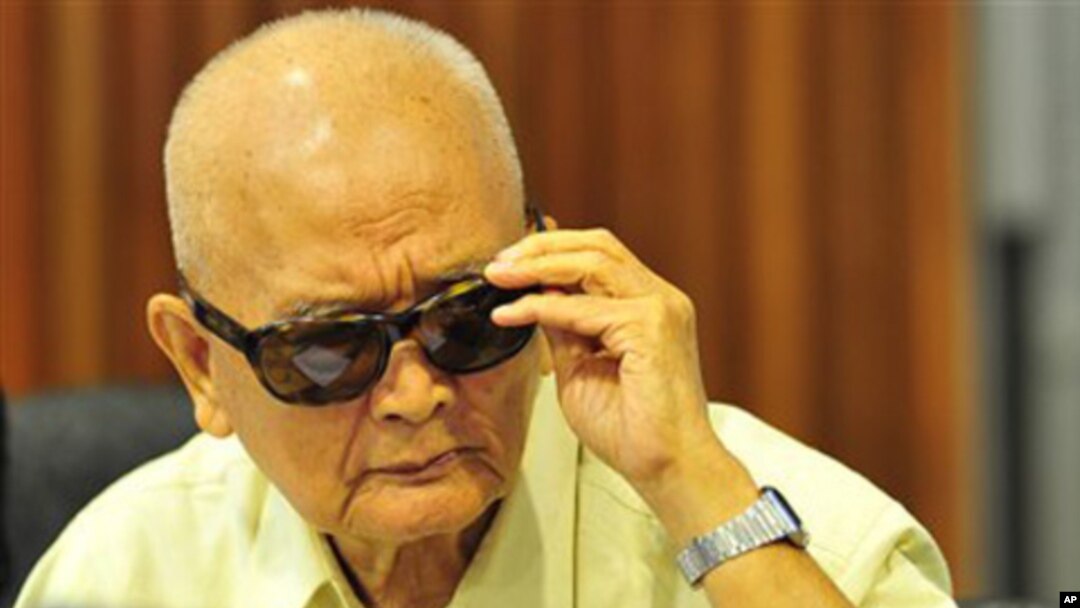 Ông Nuon Chea, 86 tuổi, đã nhập viện hồi tháng giêng, nhưng giờ đây đã bình phục.
