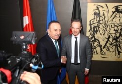 Turkiya va Germaniya Tashqi ishlar vazirlari Mavlut Chovusho'g'li va Hayko Maas