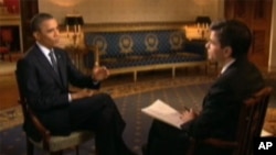 美國總統奧巴馬星期二接受美國廣播公司新聞節目記者斯特凡諾普洛斯採訪