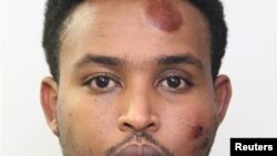 Une photo de la police montrant Abdulahi Hasan Sharif, 30 ans, migrant somalien, accusée d’attaque au couteau contre plusieurs personnes à Edmonton, Canada, 2 octobre 2017.