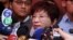 国民党总统候选人洪秀柱 (美国之音杨明拍摄)