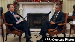 President Obama interview with National Public Radio