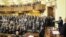 Egyptian President Mohammed Morsi addresses the newly convened upper house of parliament, in Cairo, Egypt, December 29, 2012.