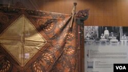 Display Batik di Musium Nasional Indonesia, Jakarta (foto:dok).