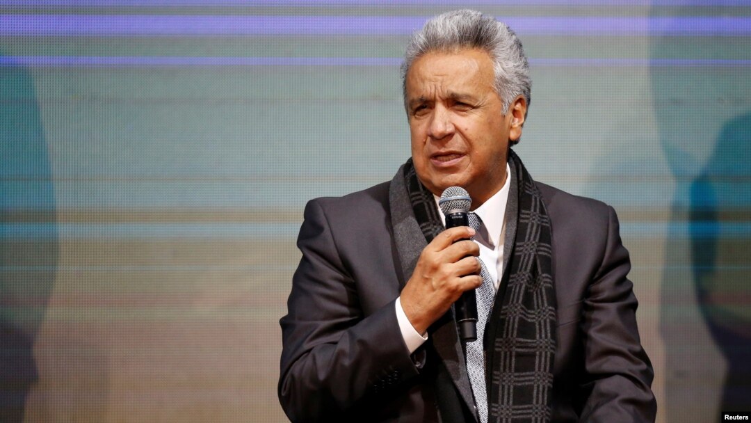 El presidente de Ecuador, Lenin Moreno, pidió a legisladores aprobar leyes para mejorar la seguridad de sus ciudadanos. 