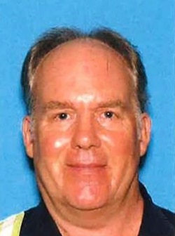 This undated photo provided by the Santa Clara County Sheriff's Office shows Samuel Cassidy, 57, the suspect in the May 26, 2021, shooting at a San Jose, California, rail station.