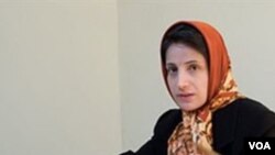 Pengacara hak azasi manusia, Nasrin Sotoudeh.