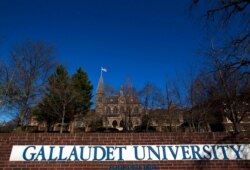 FILE - Gallaudet University in Washington, D.C.