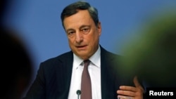 Presiden Bank Sentral Eropa, Mario Draghi. 