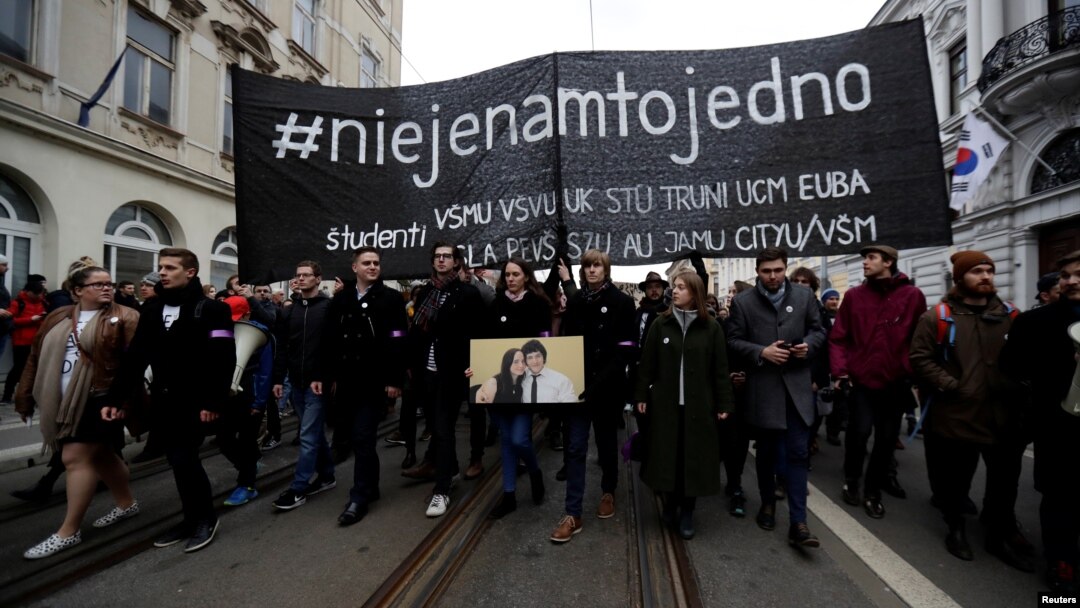 Protesti u Slovačkoj povodom ubistva novinara Jana Kuciaka