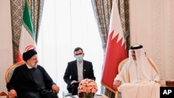 امیر قطر و ابراهیم رئیسی - آرشیو