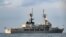 FILE - A Philippines Navy ship is anchored before a multilateral naval exercise at Denpasar, in Indonesia's Bali island on Feb. 15, 2025. The Philippines has detected foreign attempts to access intelligence data. 