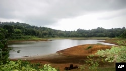 FILE — Mayotte, Tuesday, Oct. 10, 2023. The government is pinning its hopes on the upcoming rainy season, though residents say it won't be enough to fix the deep-seated water problems.