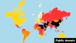 在2019年無國界記者(RSF)世界新聞自由指數中，中國進一步下滑，在180個國家中排名177。