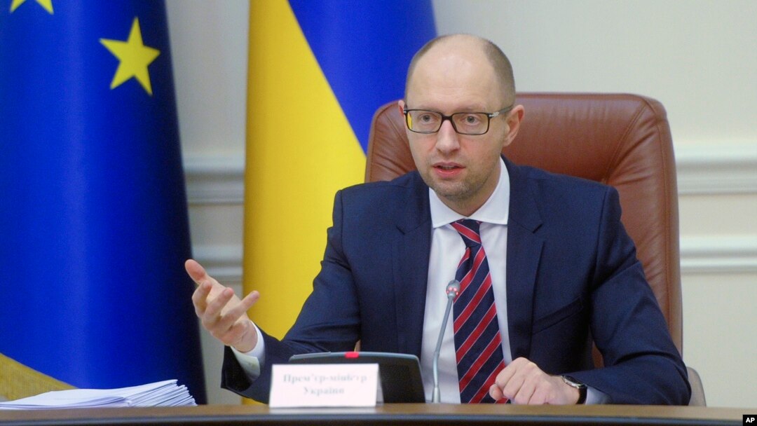 PM Ukraina Arseniy Yatsenyuk akan mengajukan pengunduran diri ke parlemen hari Selasa, 12/4 (foto; dok).