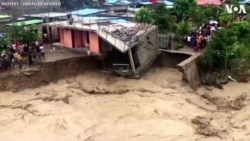 Home Washed Away in Indonesia Flash Flood
