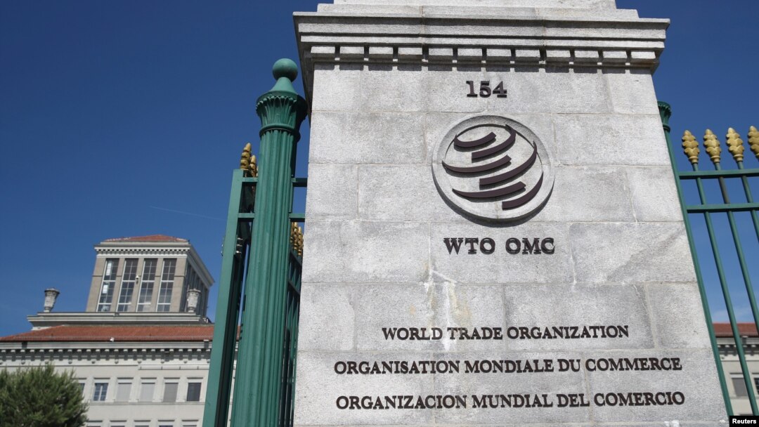 Markas besar Organisasi Perdagangan Dunia (WTO) di Jenewa, Swiss, 2 Juni 2020. (Foto: dok).