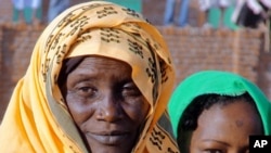 South Darfur women in the new village of Murai Janga.