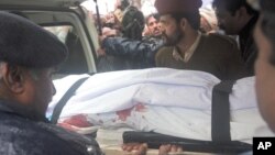 تشییع جنازۀ یگانه وزیر مسیحی پاکستان