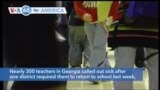 VOA60 America - Nearly 300 teachers in Georgia called out sick after one district required them to return to school